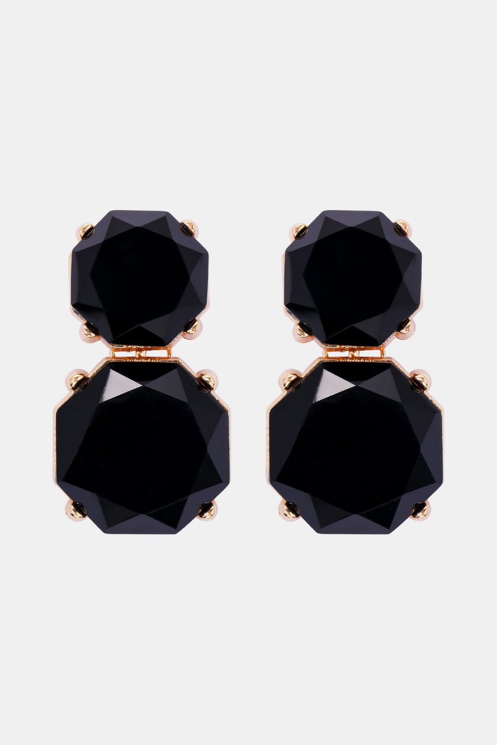 Barbara | Chunky Drop Dangle Studs - 101300621585461 - Jewellery - Ivory & White