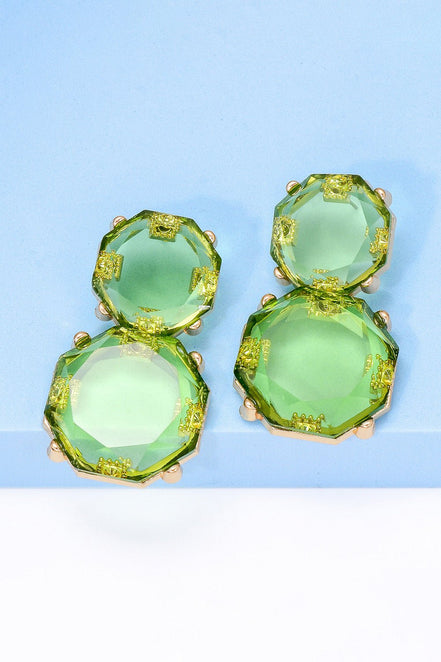 Barbara | Chunky Drop Dangle Studs - 101300621586995 - Jewellery - Ivory & White