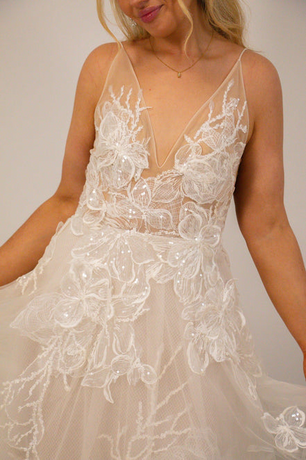 Beatix -  - Wedding Dress - Ivory & White
