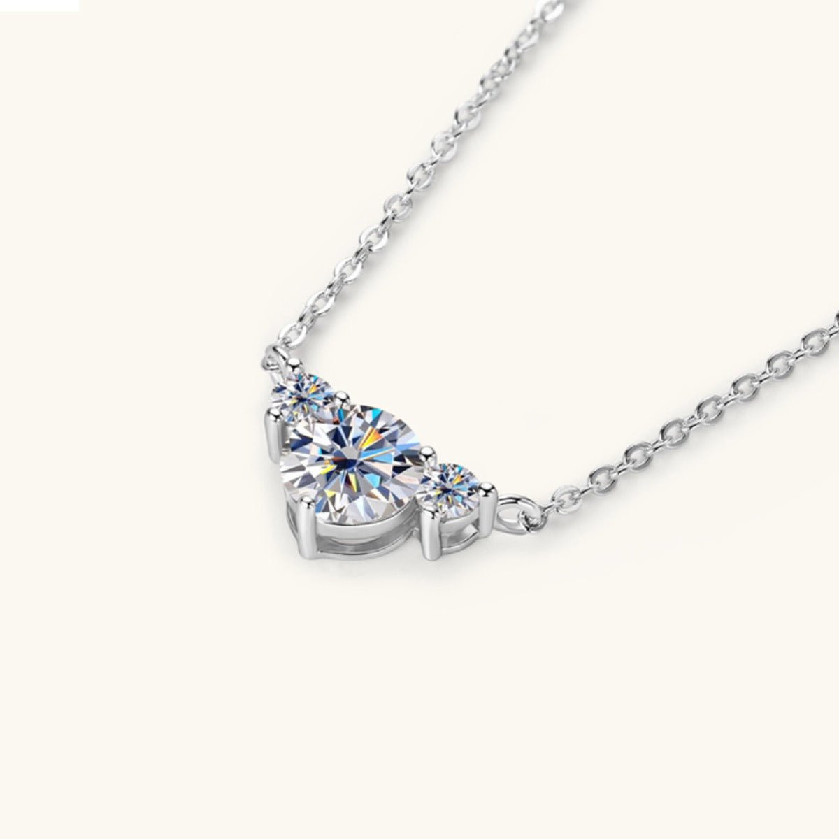 Beatrice | Moissanite Necklace - 100500915341946 - Jewellery - Ivory & White