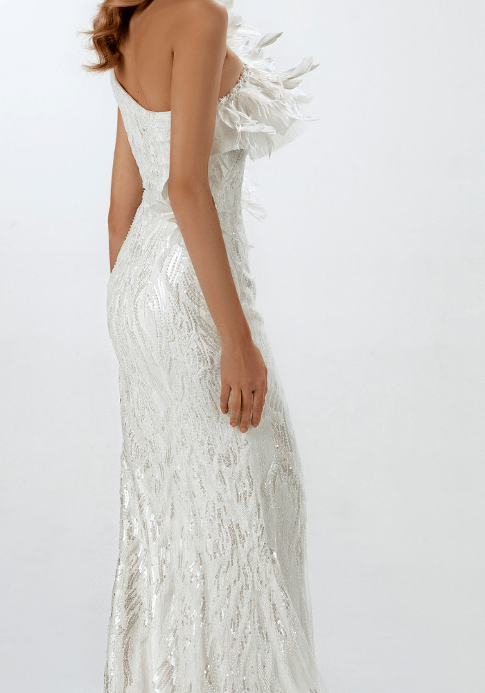 Billie - Wedding Dress - Ivory & White