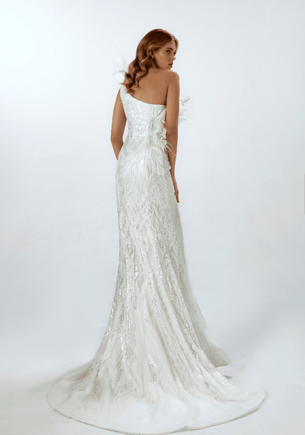 Billie - Wedding Dress - Ivory & White