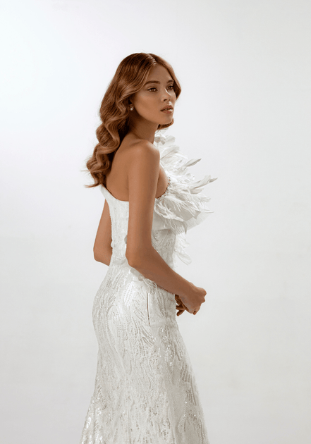 Billie - Wedding Dress - Ivory & White