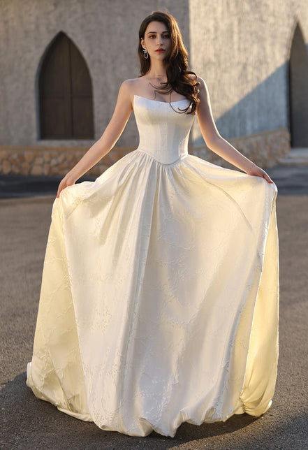 Bonnie -  - Wedding Dress - Ivory & White