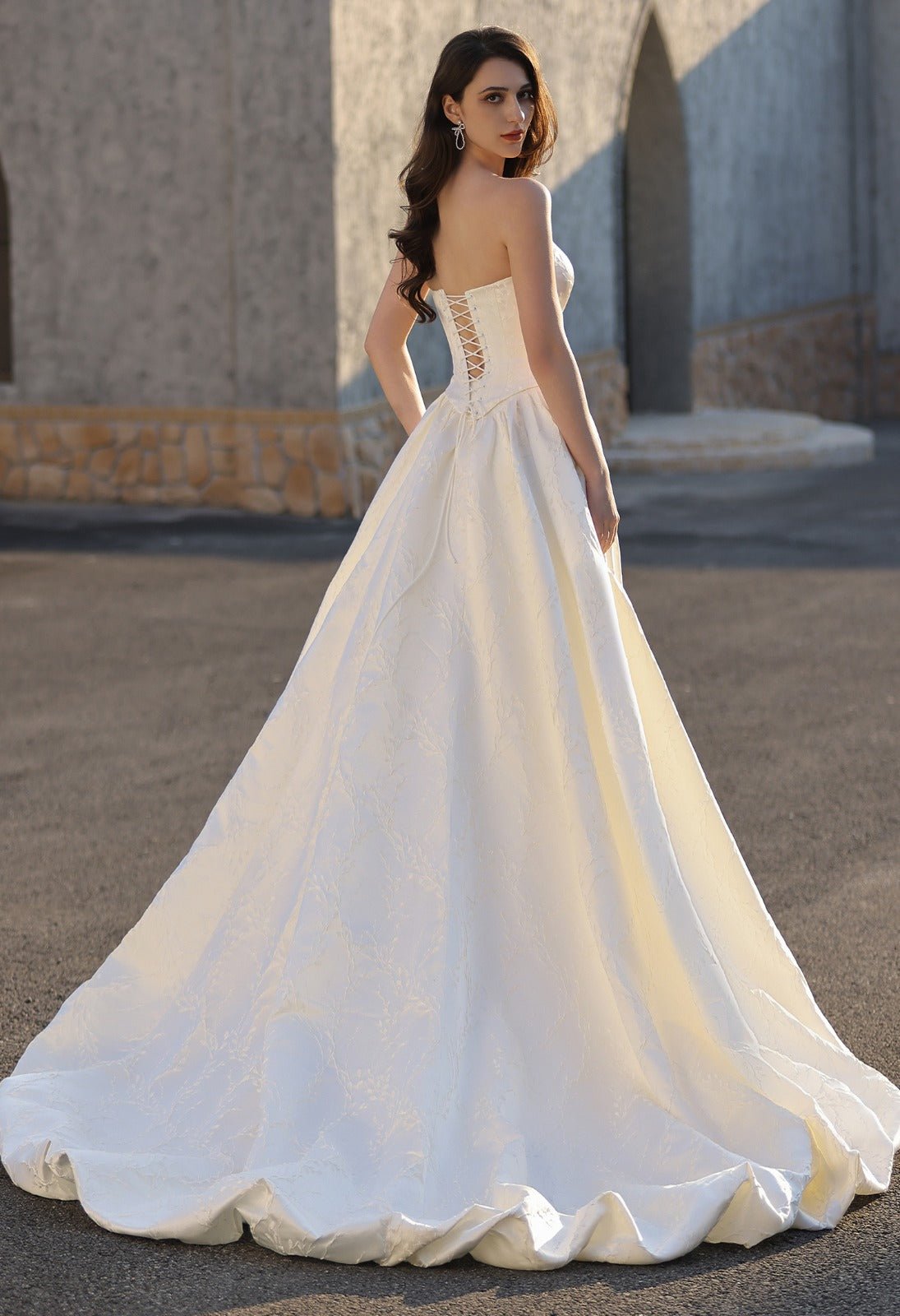 Bonnie -  - Wedding Dress - Ivory & White