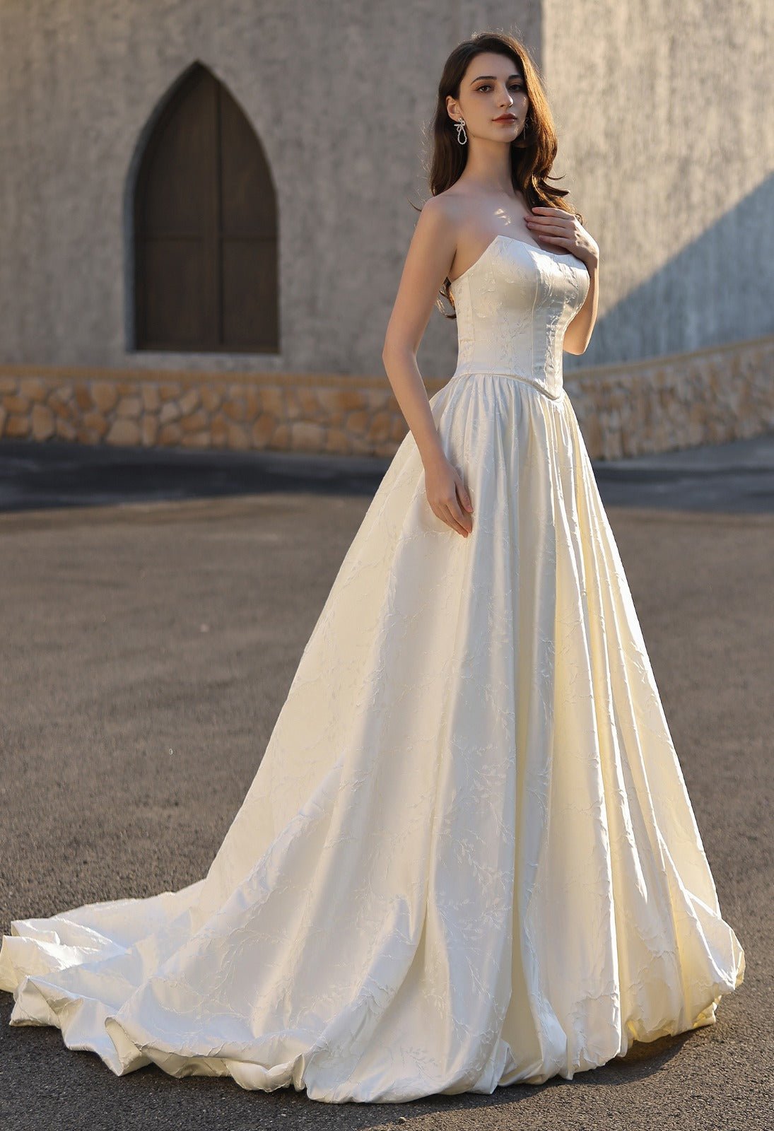 Bonnie -  - Wedding Dress - Ivory & White