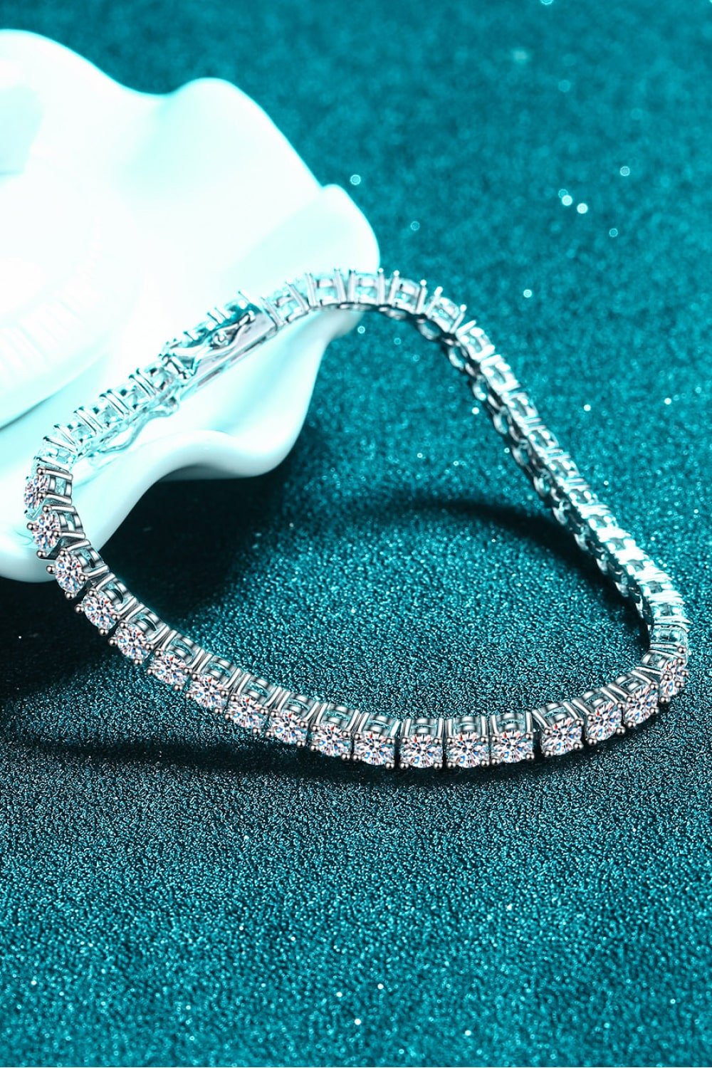 Brooklyn | Moissanite Tennis Bracelet - 100100981377691 - Jewellery - Ivory & White