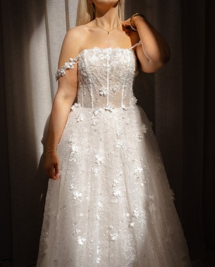 Catherine -  - Wedding Dress - Ivory & White