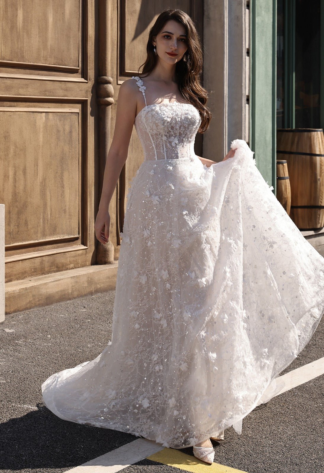 Catherine -  - Wedding Dress - Ivory & White