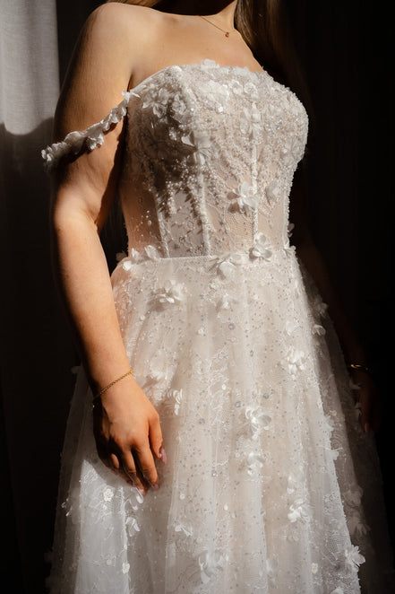 Catherine -  - Wedding Dress - Ivory & White