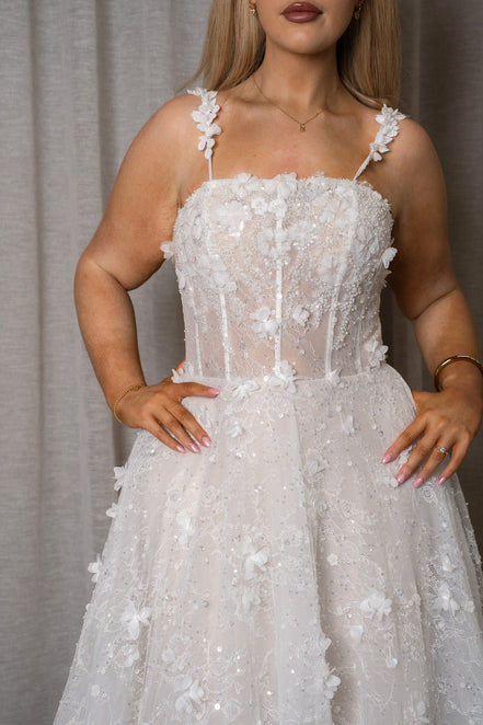 Catherine -  - Wedding Dress - Ivory & White