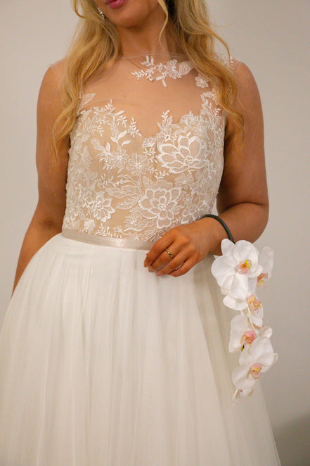 Chandler -  - Wedding Dress - Ivory & White