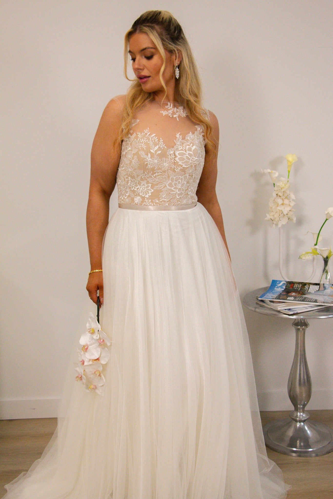 Chandler -  - Wedding Dress - Ivory & White