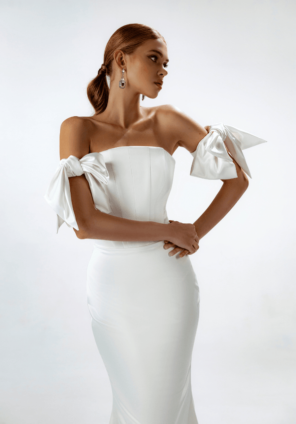 Charlotte - Wedding Dress - Ivory & White