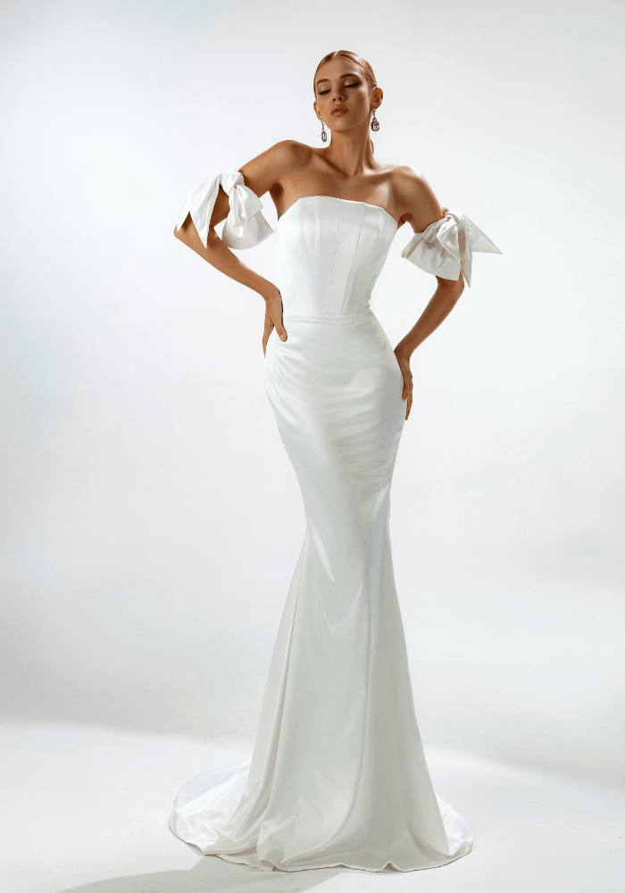 Charlotte - Wedding Dress - Ivory & White