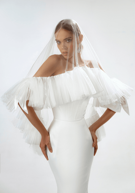 Charlotte - Wedding Dress - Ivory & White