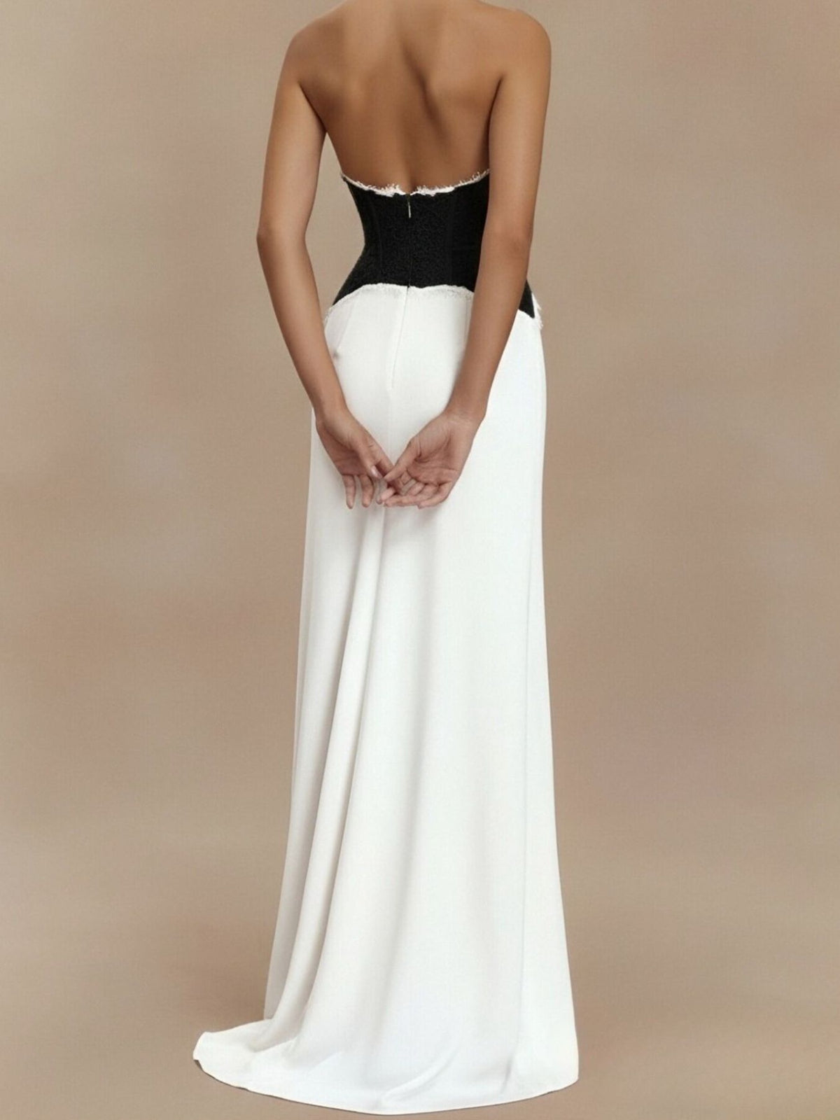 Cheryl - 100100162461268 - Bridesmaid Dress - Ivory & White
