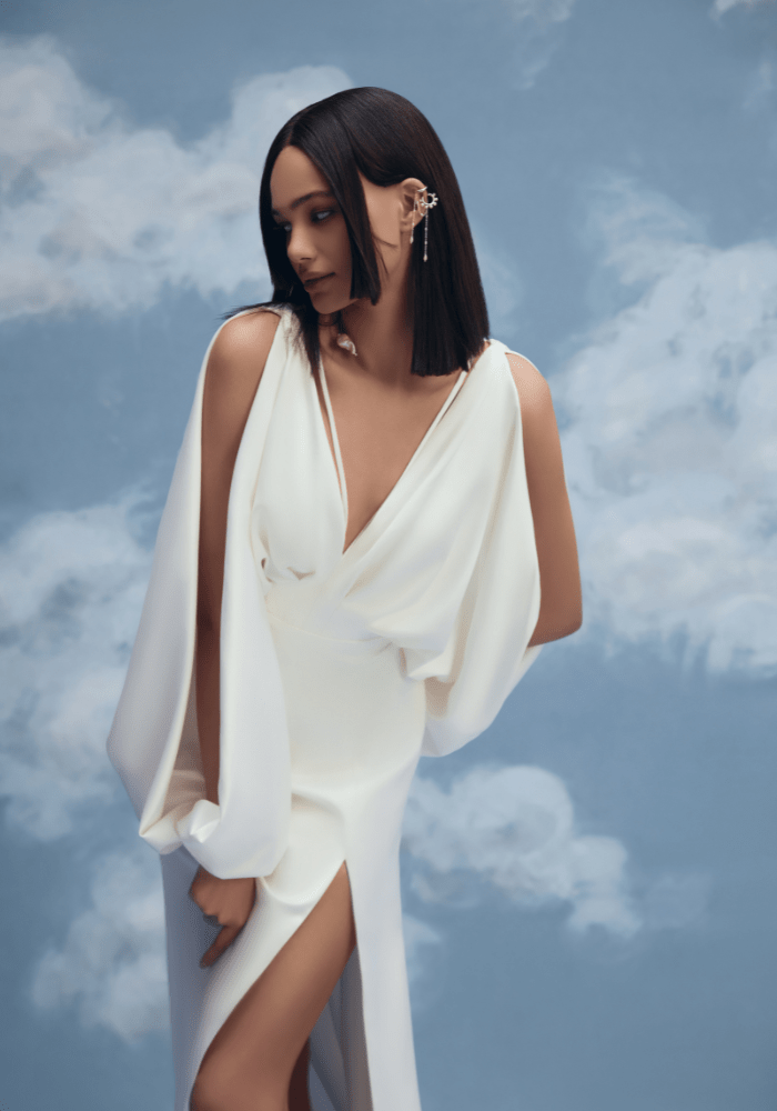 Cindy - Wedding Dress - Ivory & White