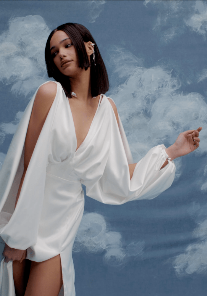 Cindy - Wedding Dress - Ivory & White