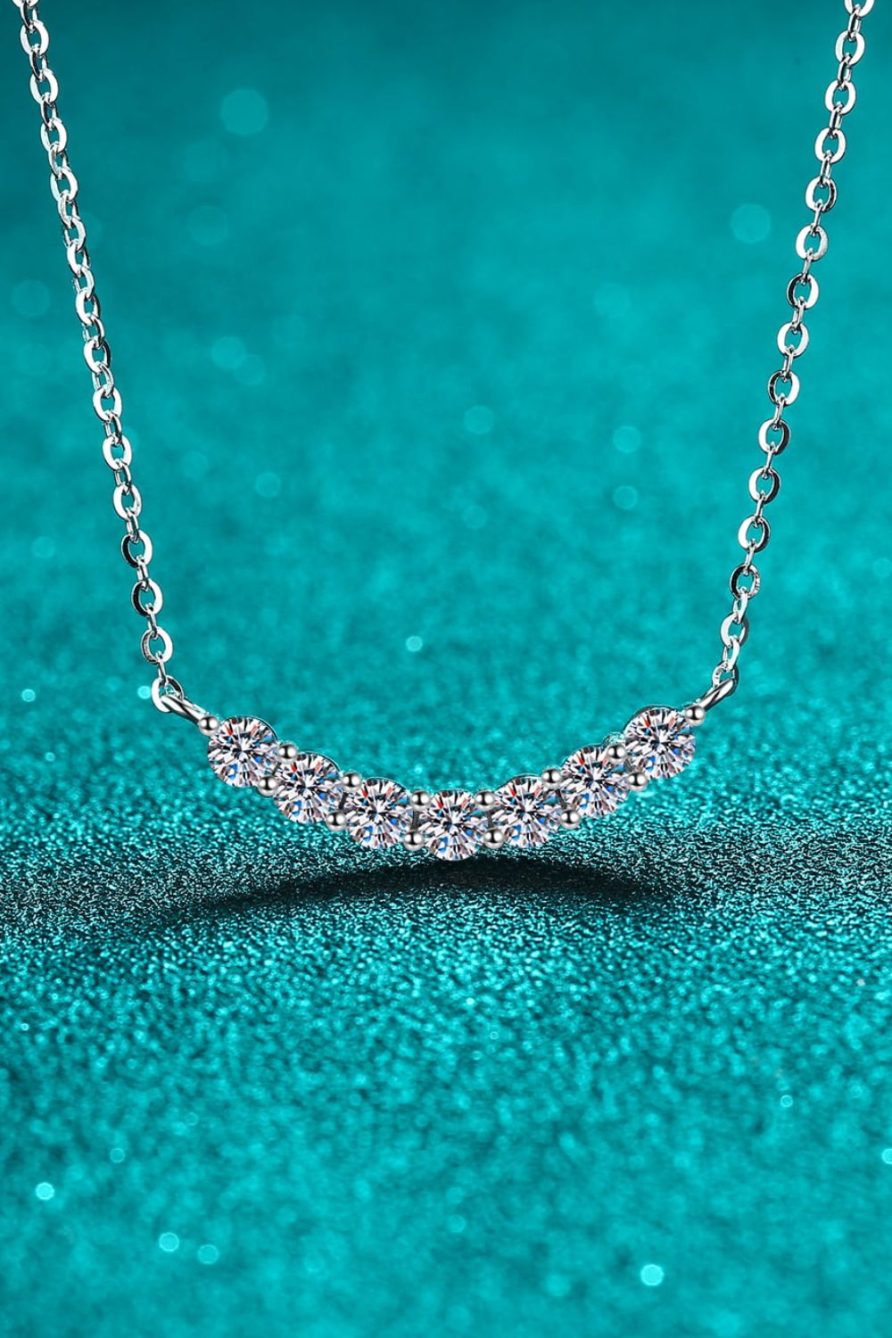 Clementine | Moissanite Pendant Necklace - 100500357041948 - Jewellery - Ivory & White