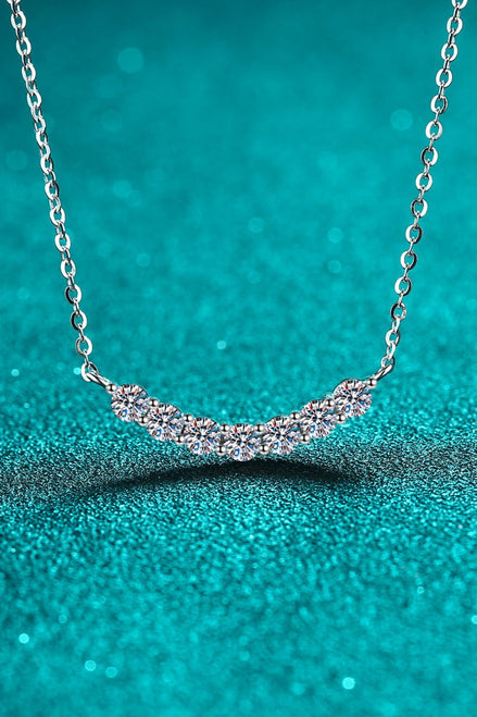 Clementine | Moissanite Pendant Necklace - 100500357041948 - Jewellery - Ivory & White