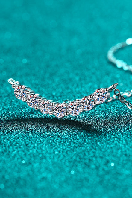 Clementine | Moissanite Pendant Necklace - 100500357041948 - Jewellery - Ivory & White