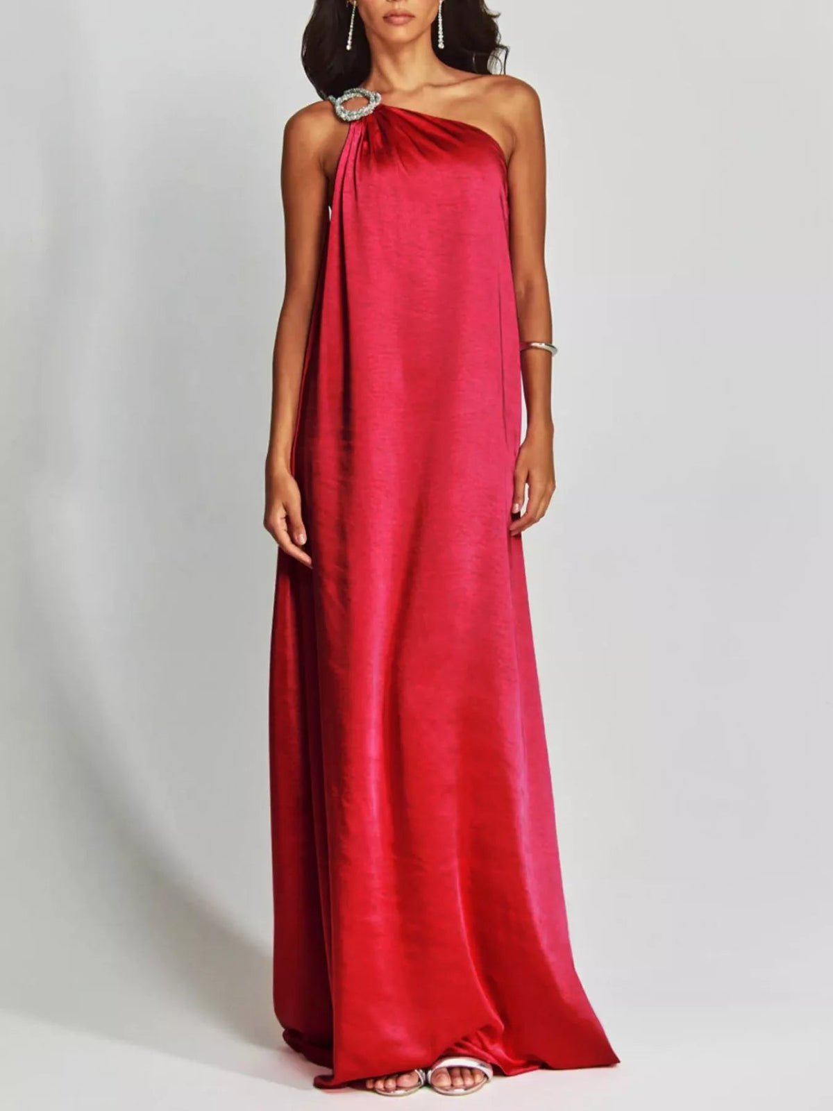 Coral - 100100411501330 - Bridesmaid Dress - Ivory & White