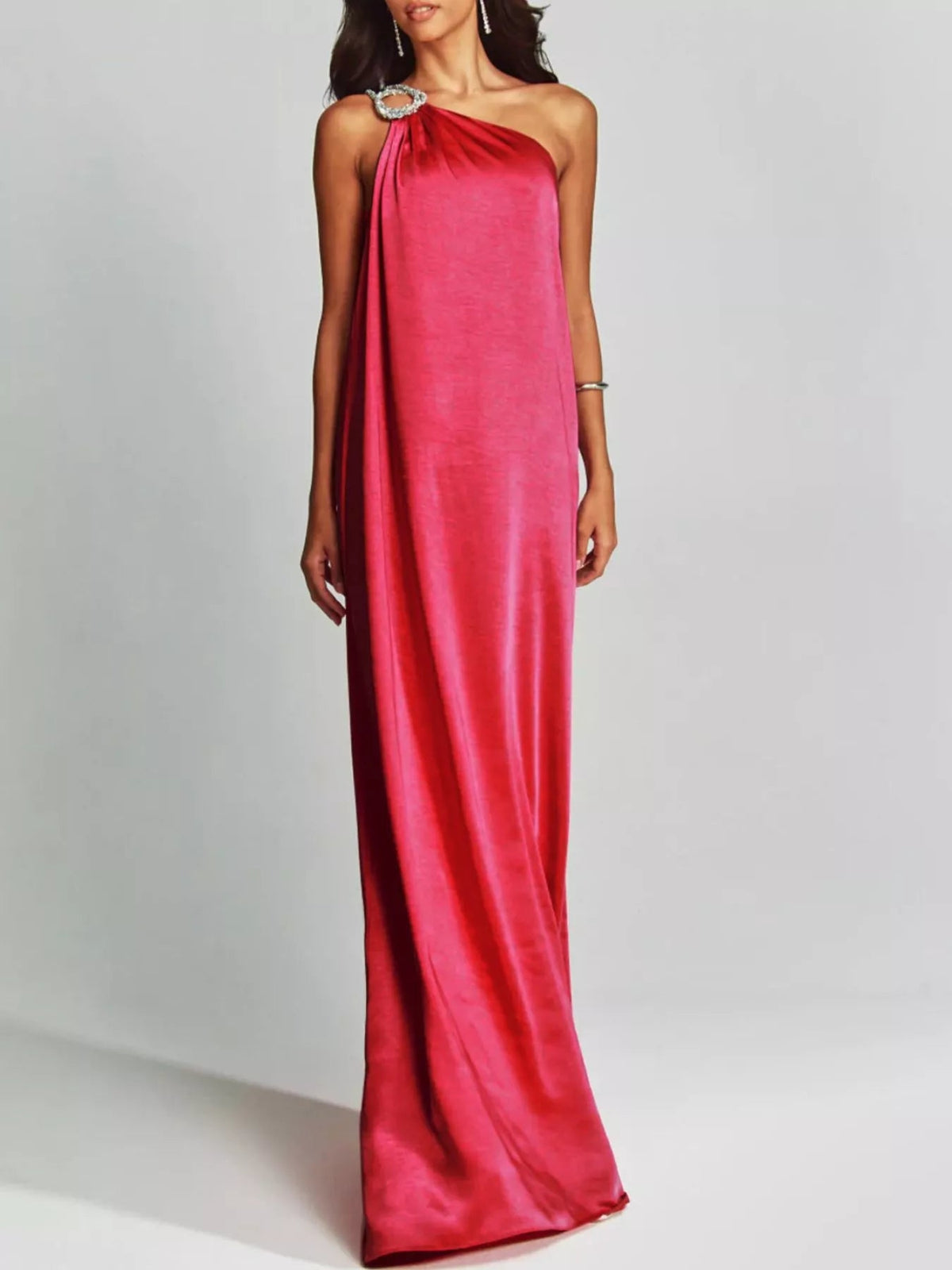 Coral - 100100411501330 - Bridesmaid Dress - Ivory & White