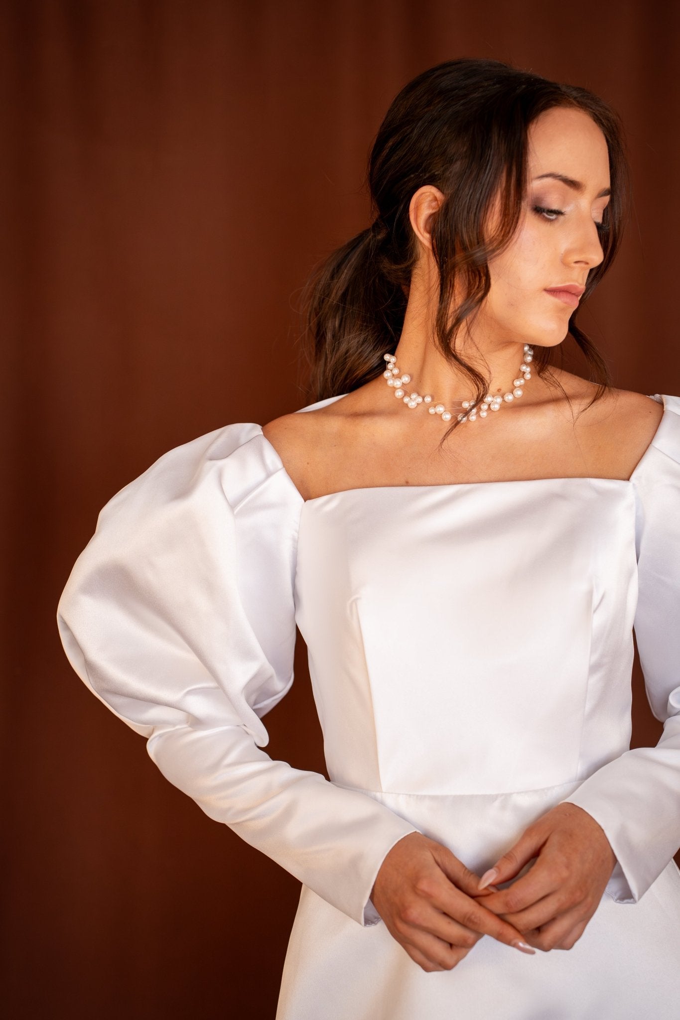 Danielle - 14:29All White;200000443:151 - Wedding Dress - Ivory & White