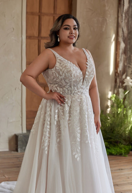 Darla -  - Wedding Dress - Ivory & White