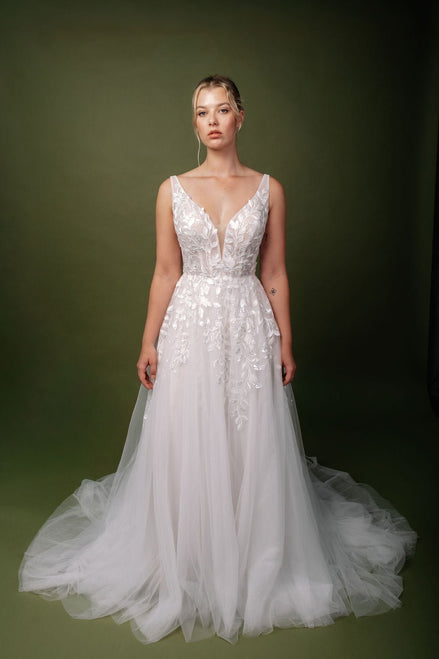 Darla -  - Wedding Dress - Ivory & White