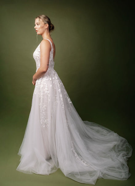 Darla -  - Wedding Dress - Ivory & White