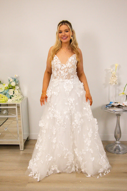 Debbie -  - Wedding Dress - Ivory & White