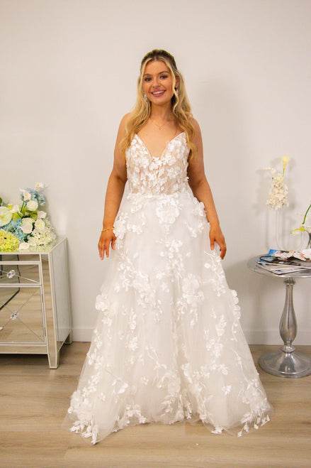 Debbie -  - Wedding Dress - Ivory & White