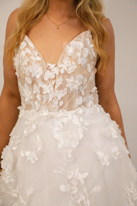 Debbie -  - Wedding Dress - Ivory & White