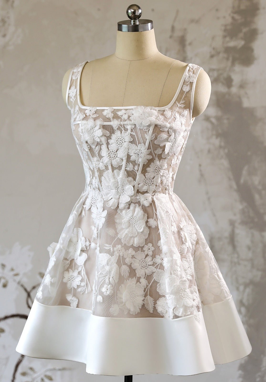 Deborah - Wedding Dress - Ivory & White