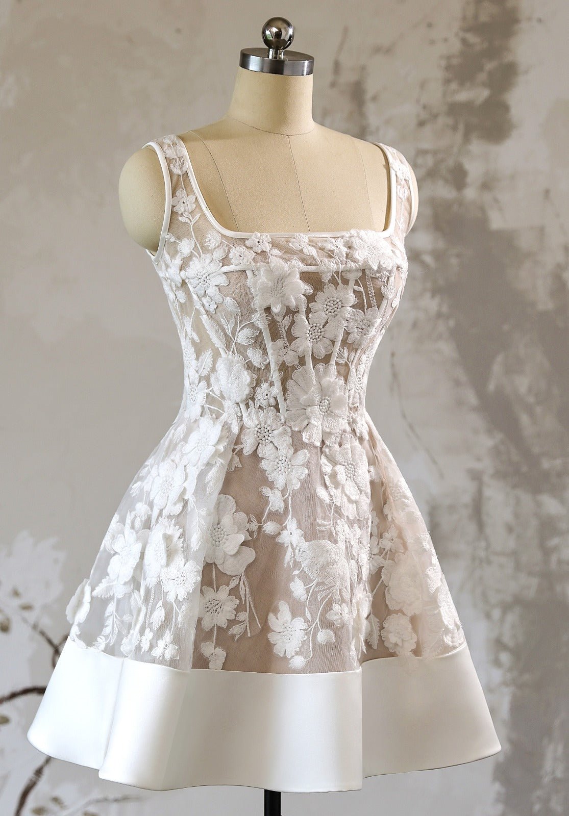 Deborah - Wedding Dress - Ivory & White