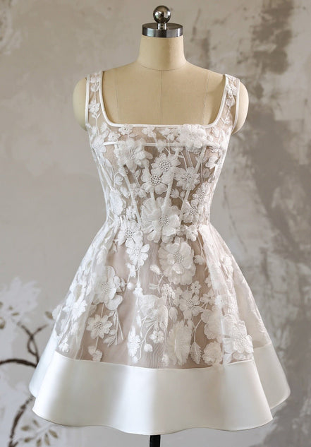 Deborah - Wedding Dress - Ivory & White