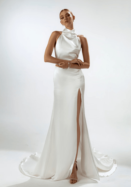 Denise - Wedding Dress - Ivory & White