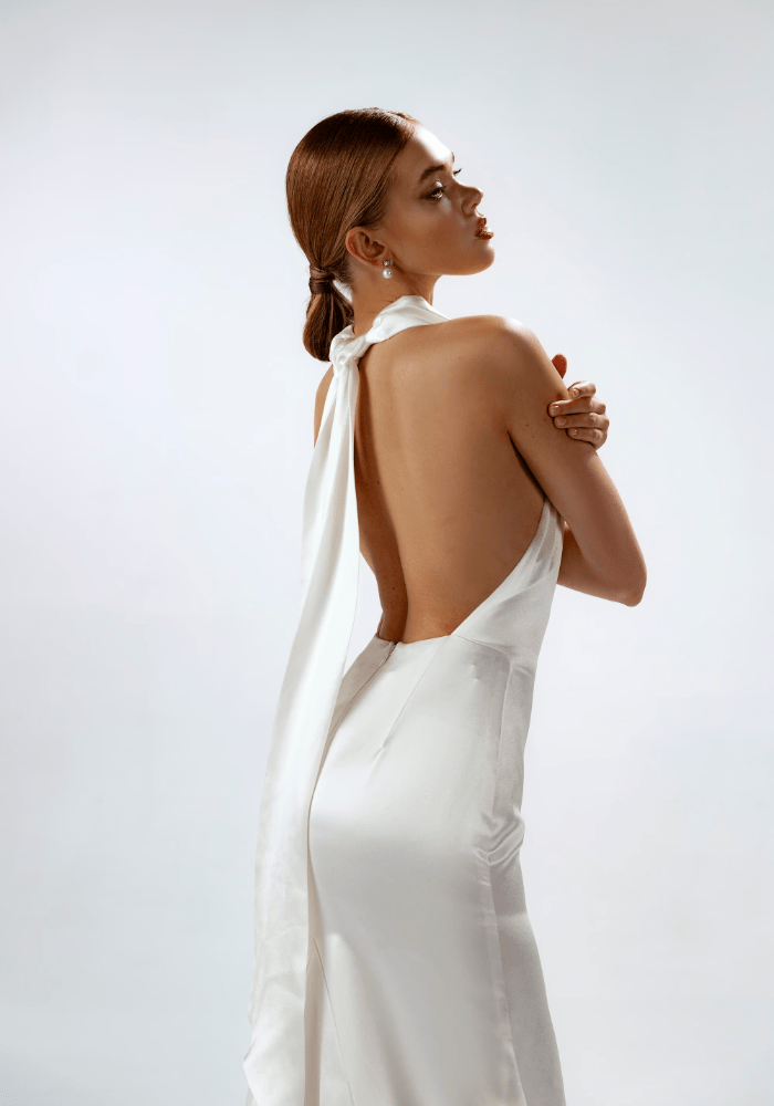 Denise - Wedding Dress - Ivory & White