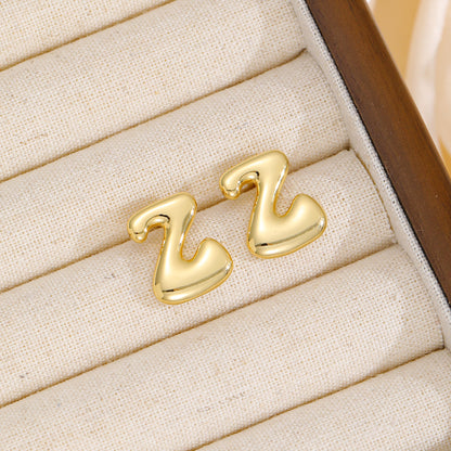 Zara - Alphabet Earrings