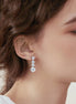 Eliza | 4ct Moissanite Drop Stud Earrings - 100500835341927 - Jewellery - Ivory & White