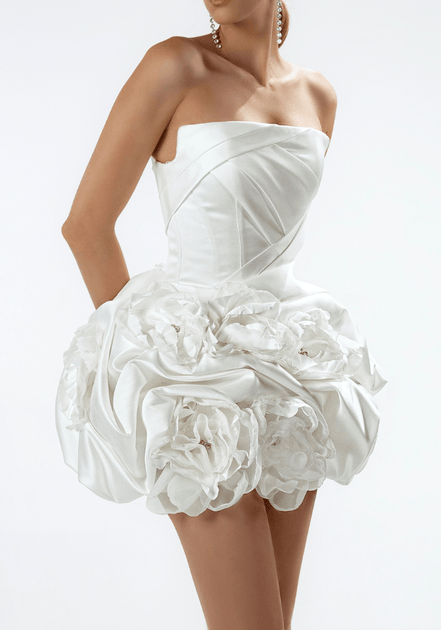 Elodie - Wedding Dress - Ivory & White