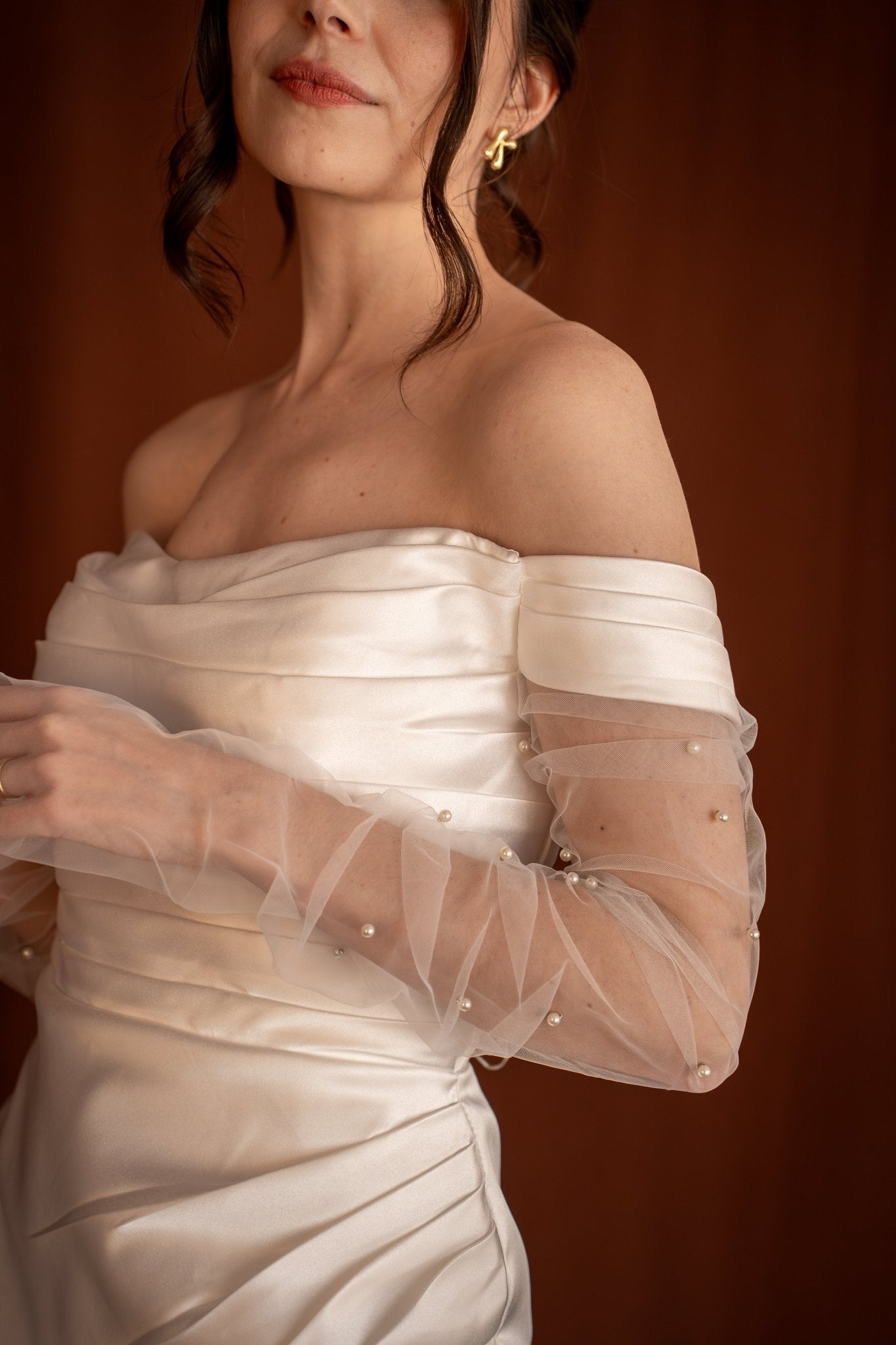 Elodie | Pearl Gloves - 14:29White;200007763:201336100 - Bridal Accessories - Ivory & White