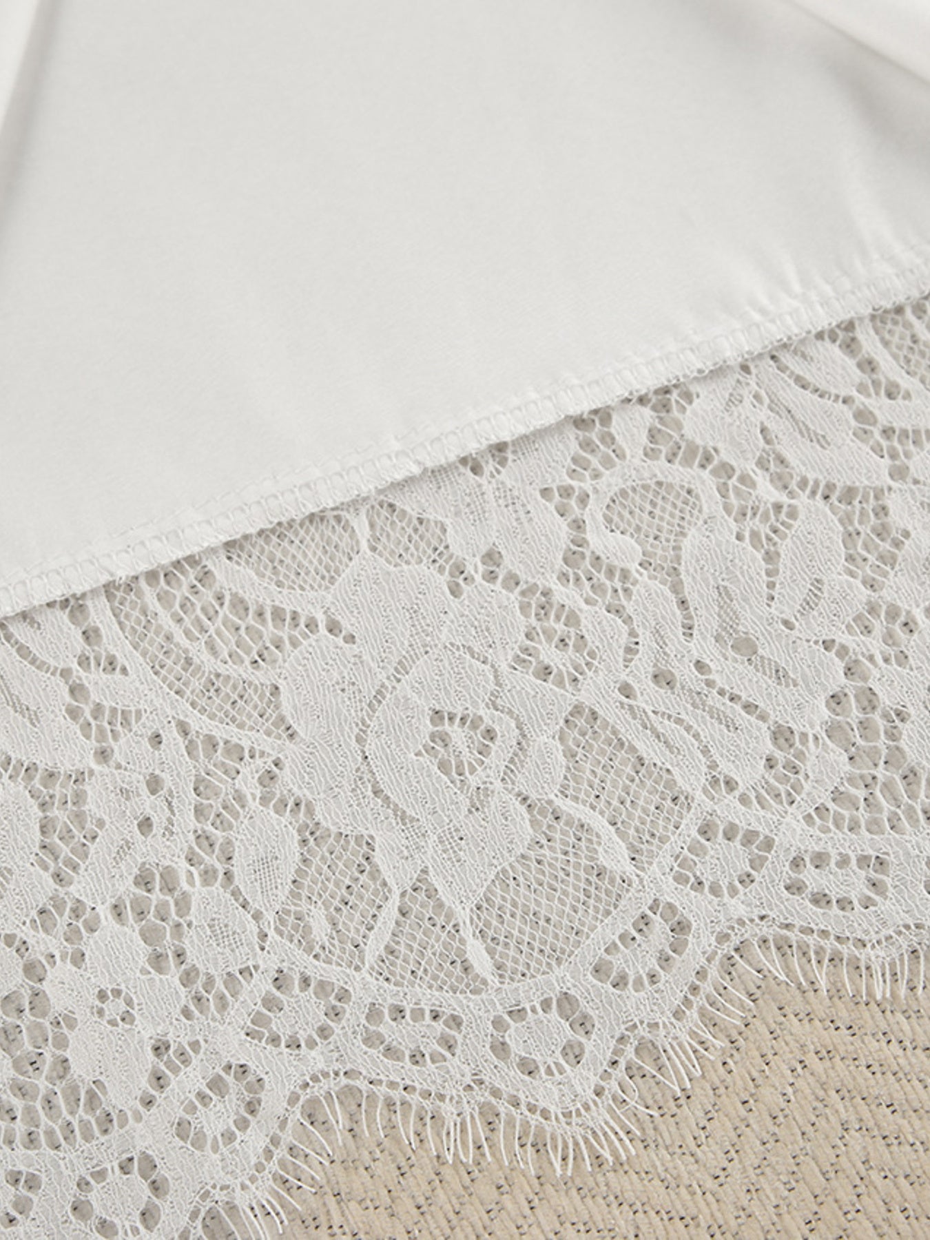 Eloise | Cami & Lace Trim Cardigan & Shorts Lounge Set - 100100092228883 - Bridal Party Robes - Ivory & White