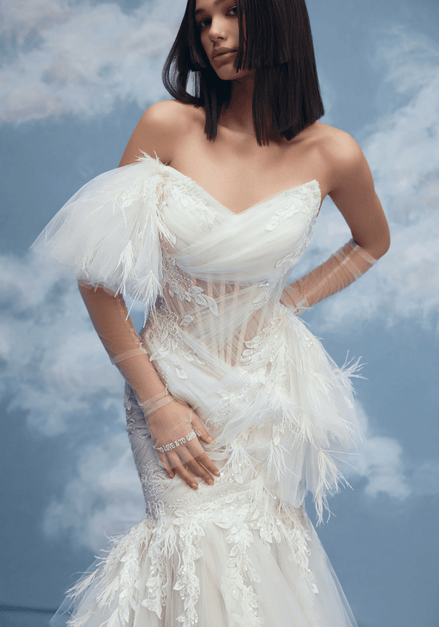 Emma - Wedding Dress - Ivory & White