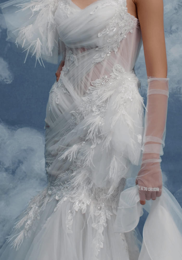 Emma - Wedding Dress - Ivory & White