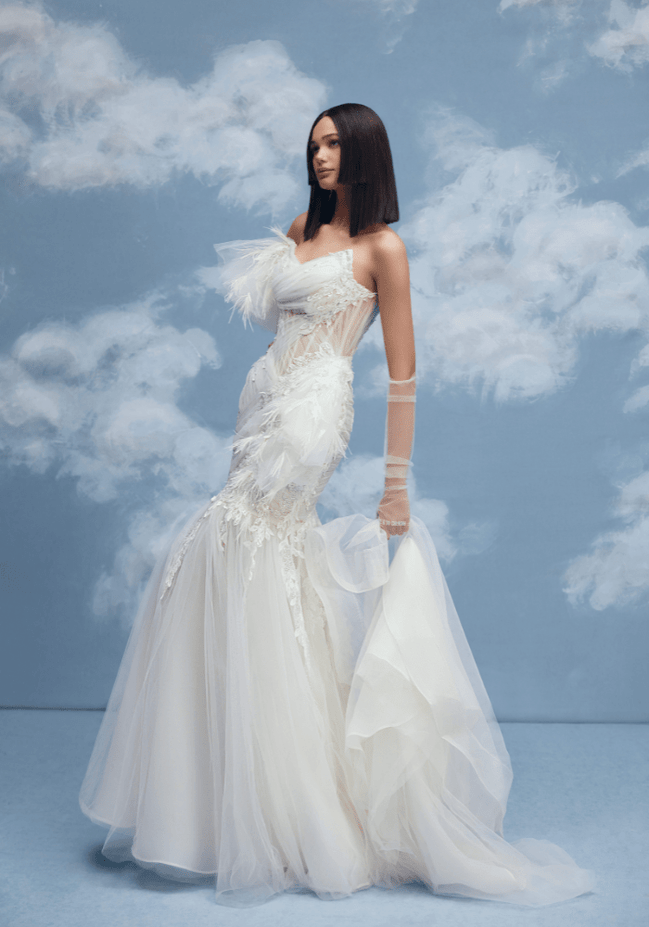 Emma - Wedding Dress - Ivory & White