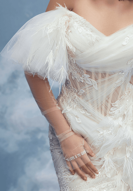 Emma - Wedding Dress - Ivory & White