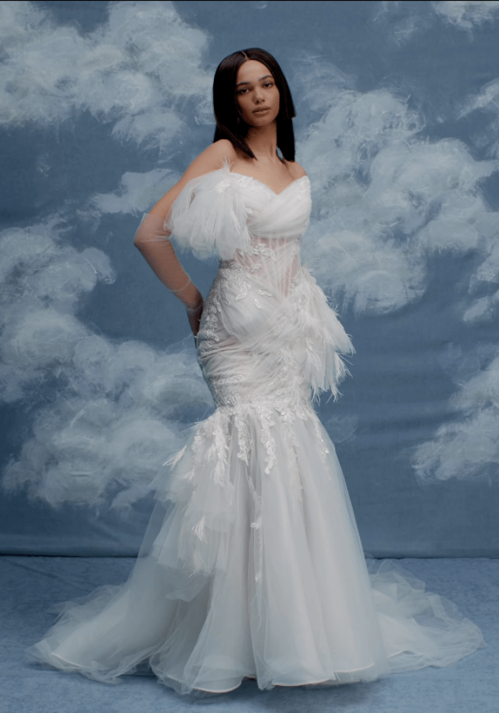 Emma - Wedding Dress - Ivory & White